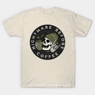 Nightmare Before Coffee - vintage T-Shirt